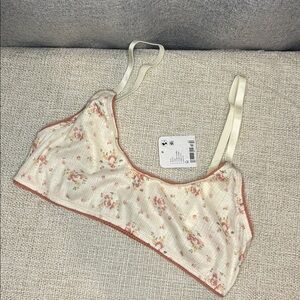Free People Floral Bralette